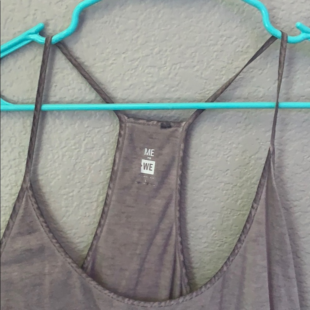 purple fade tank top